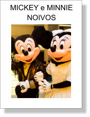 MICKEY e MINNIE NOIVOS